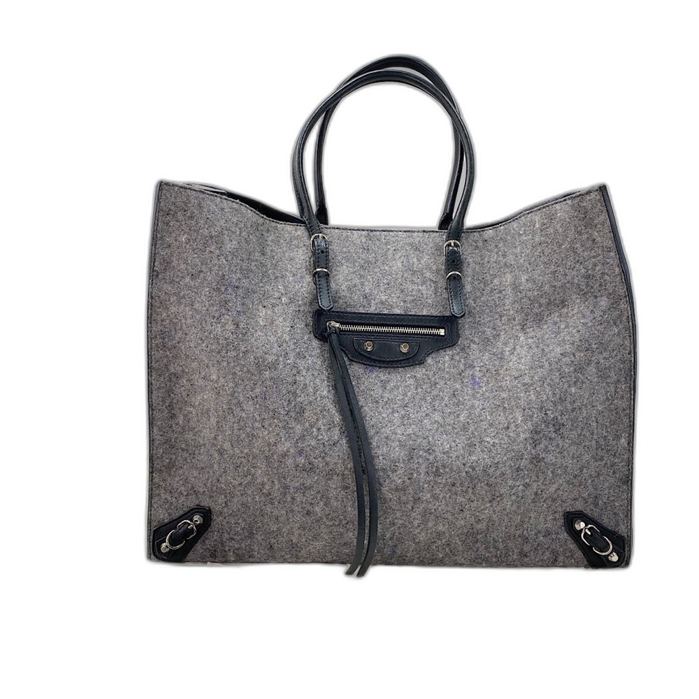 Balenciaga The Paper Tote Bag, Gray